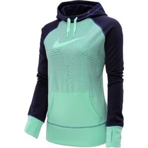Nike Women's Two-Tone Mint and Purple Sweatshirt